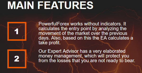 powerfulforex key features