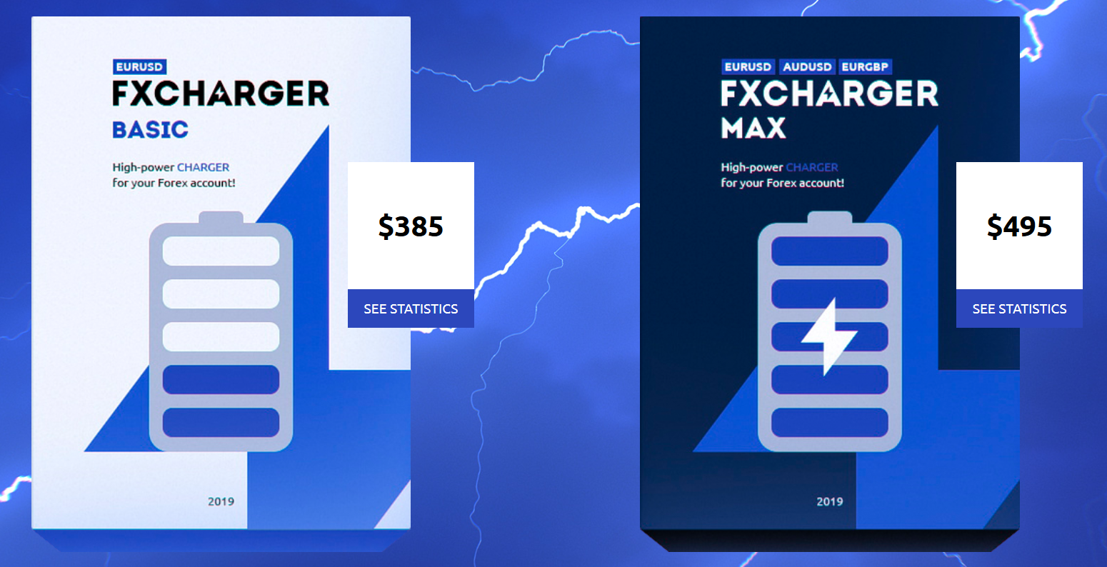 FXCharger Main Screen Pricing