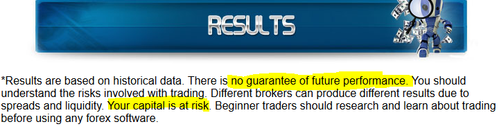 forex robotron disclaimer