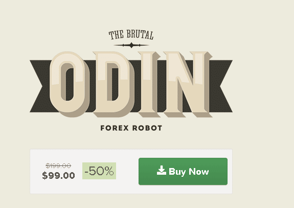 Pricing details of Odin Forex Robot.