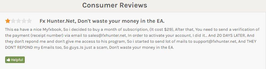fx hunter ea review from customer