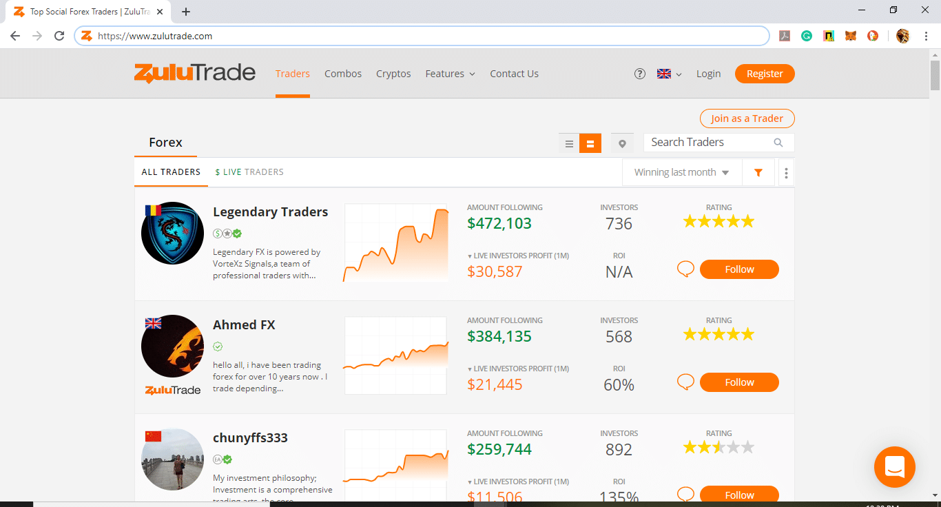 zulutrade platform