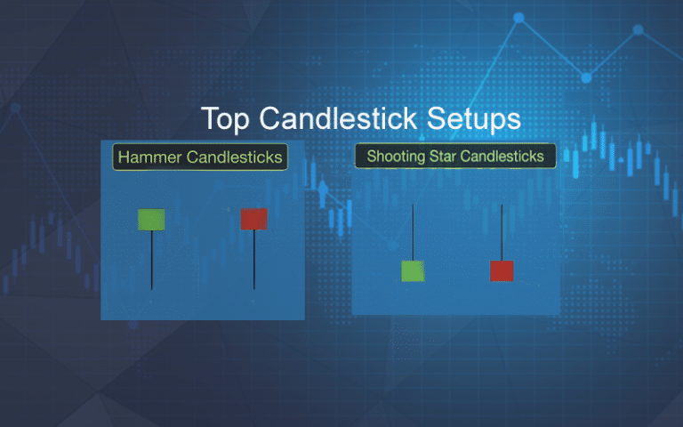 Read more about the article Top Candlestick Setups: Hammers and Shooting Stars