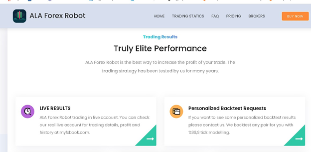 ALA Forex Robot Trading Strategy