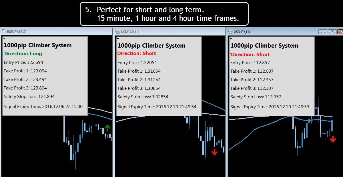 Trading chart.