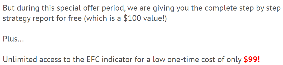 EFC Indicator Product Offering