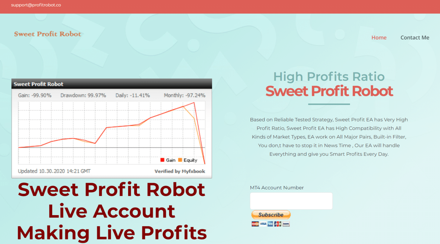 Sweet Profit Robot presentation