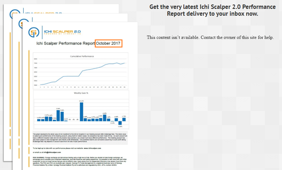 ICHI Scalper Trading Results