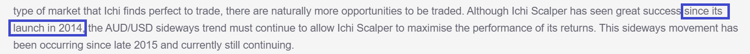 ICHI Scalper features