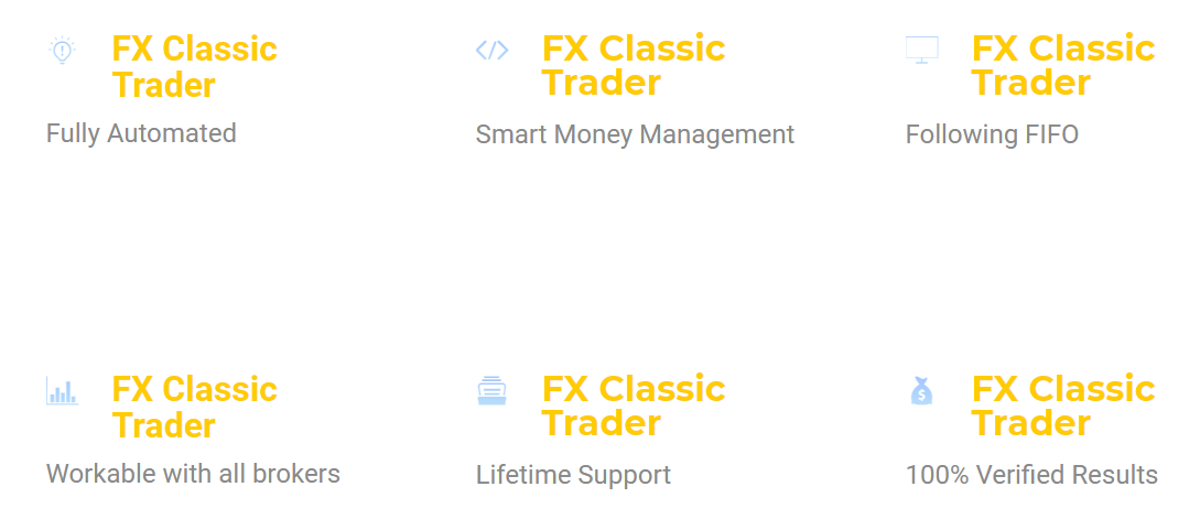 FX Classic Trader Product Offering