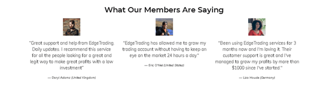 Edge Trading Customer Reviews