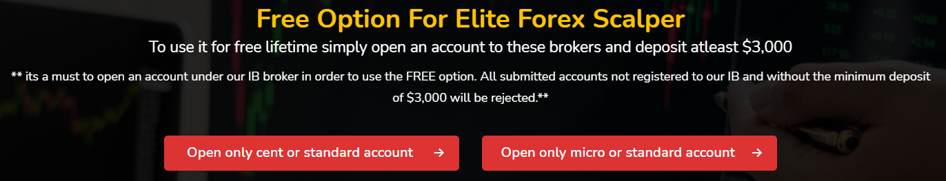 Elite Forex Scalper Product Offering