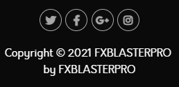 FX Blaster Pro - icons of social networks