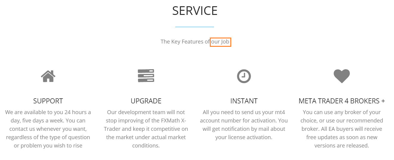 FXMath X-Trader features