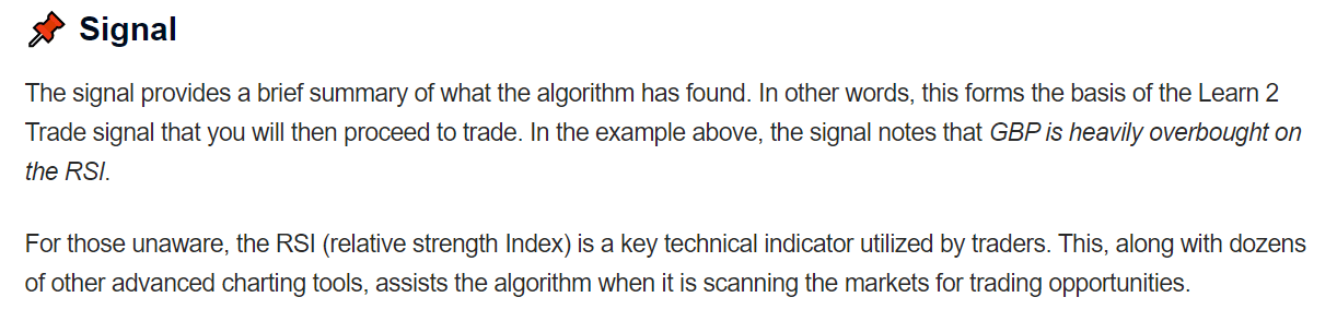 Learn2Trade signal services