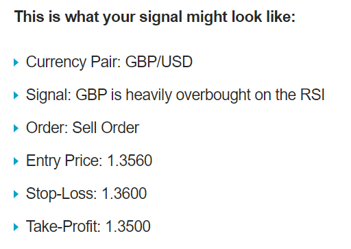 Learn2Trade format signals