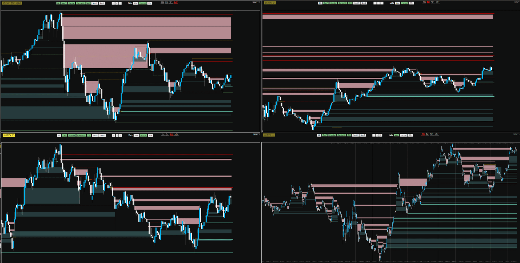 FX Hunter Wealth charts