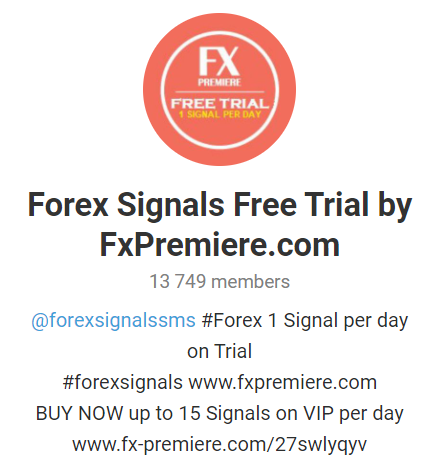 FX Premiere Telegram channel