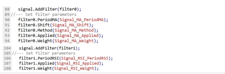 Initialize technical indicators parameters