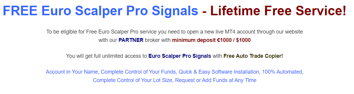 Euro Scalper Pro. These signals can be owned for free