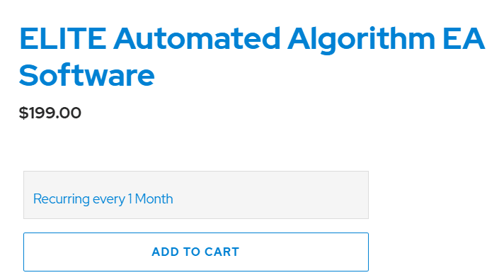 ELITE Automated Algorithm EA. We can subscribe to the service for $199 monthly.