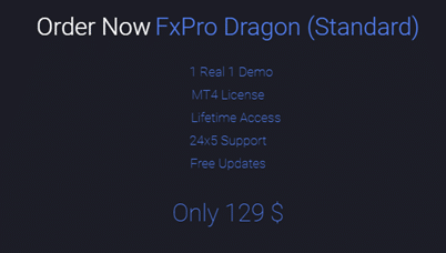 FxPro Dragon pricing