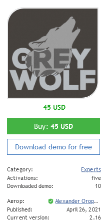 Grey Wolf price