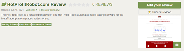 Hot Profit Robot Customer Reviews