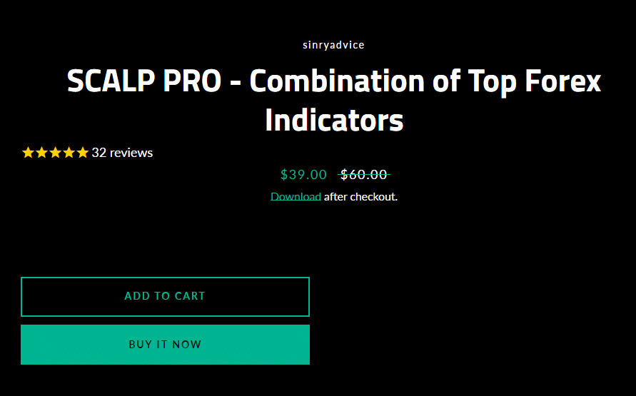 Scalp Pro Indicator pricing.