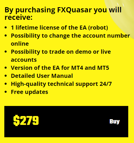 Pricing of FXQuasar.