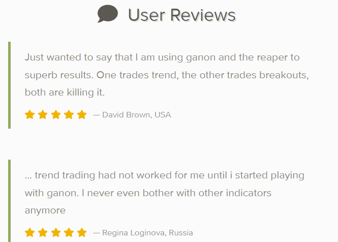 Customer testimonials. 