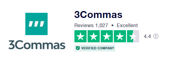 3Commas’ page on Trustpilot. 