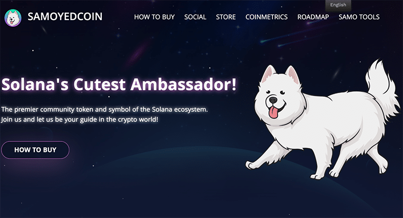 Samoyedcoin’s homepage