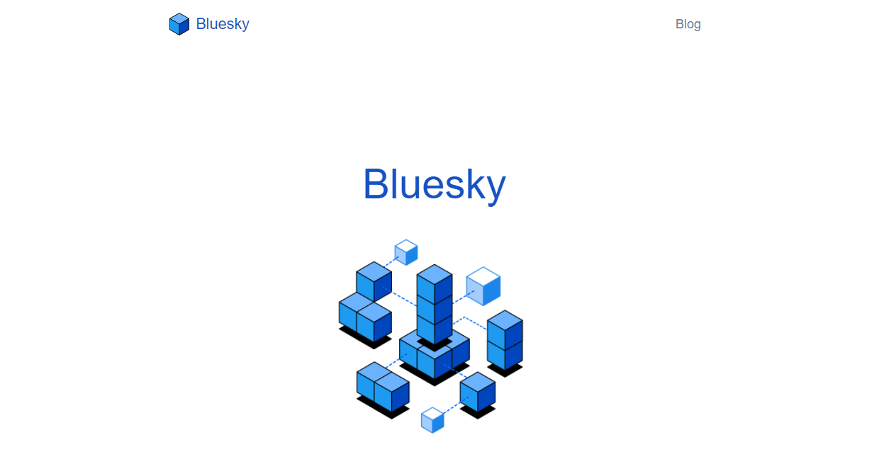 Bluesky home page