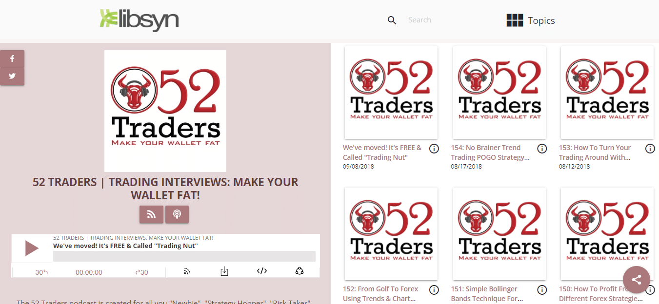 The 52 Traders podcast. 